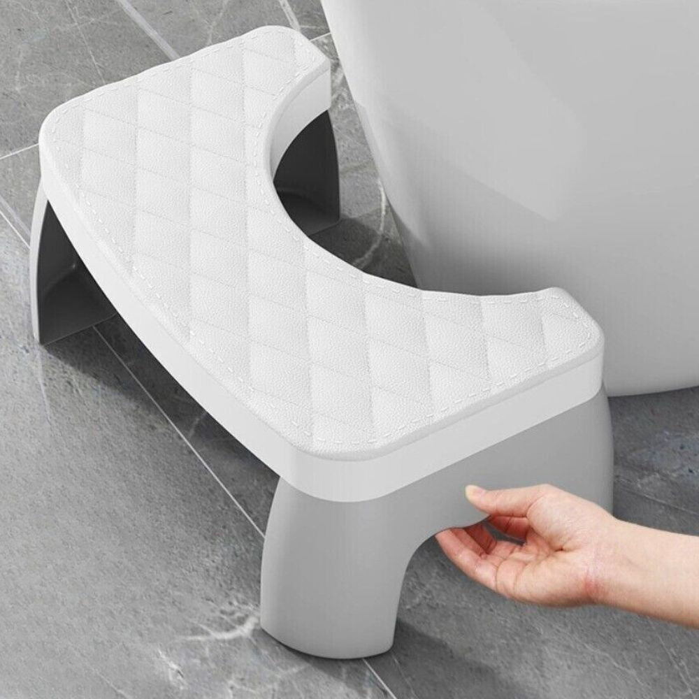 Banco de Apoio para Vaso Sanitário Compacto Antiderrapante