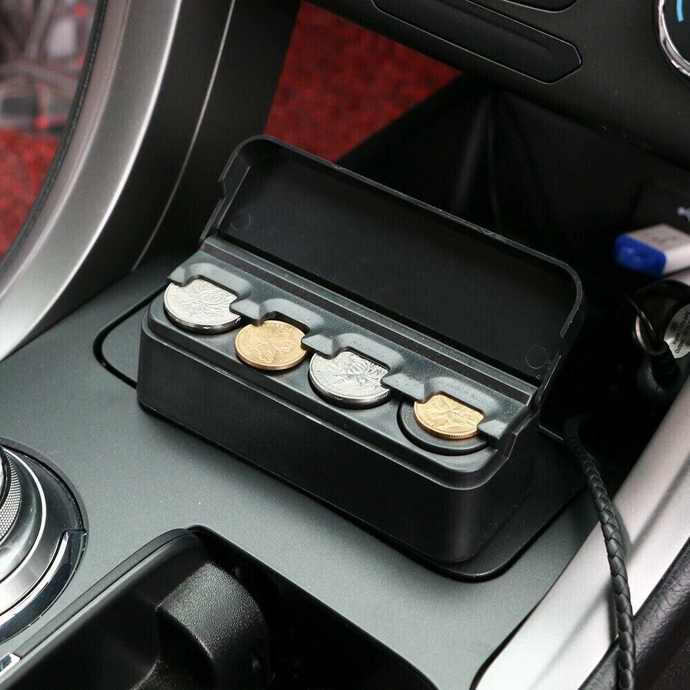 Car Coin Holder Easy Access Loose Change Storage