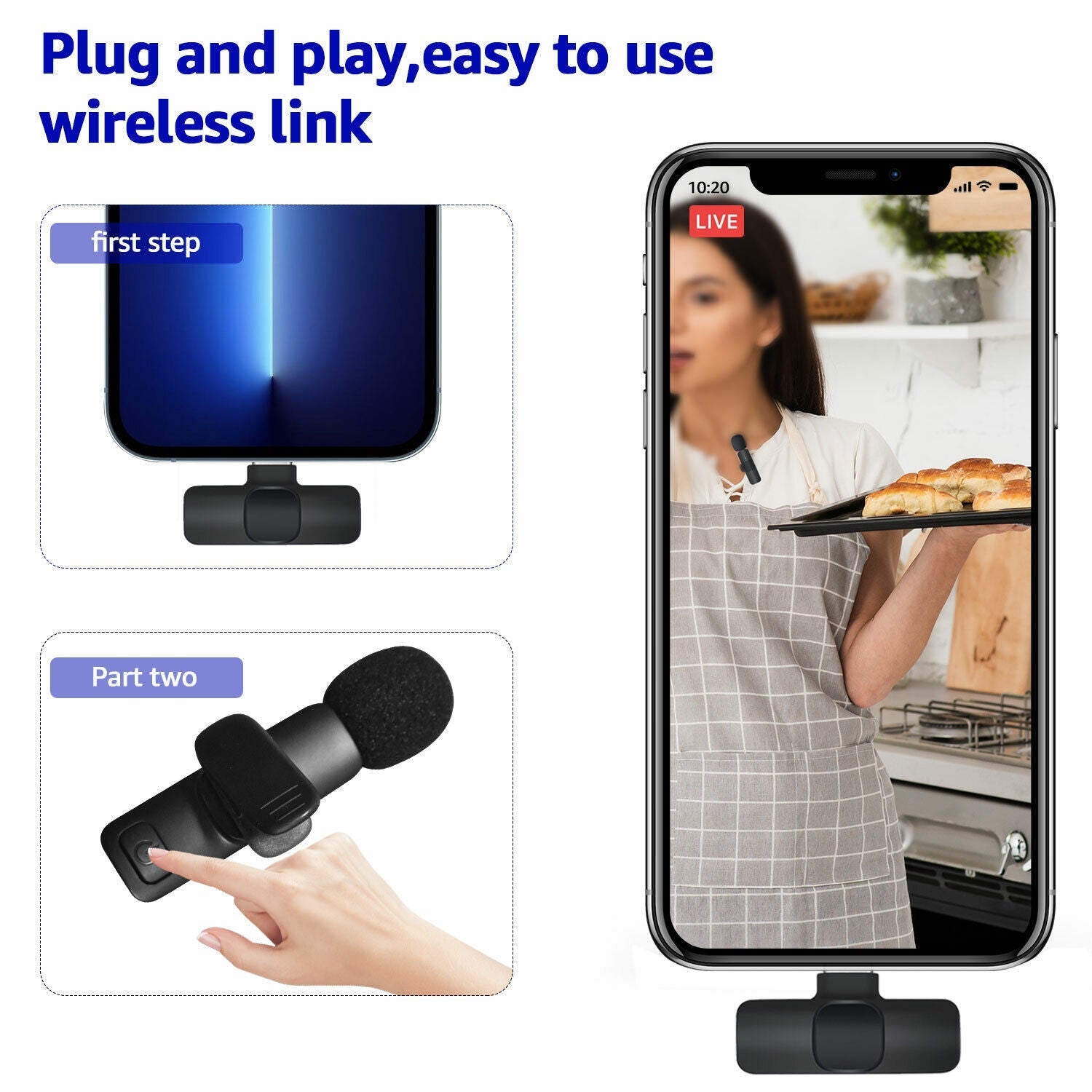 Microfone de lapela