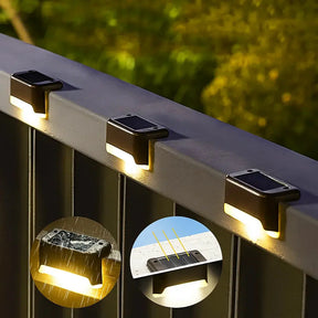 Solar Patio Lights 4-Pack – Weatherproof, Auto On/Off & Garden Outdoor Lighting