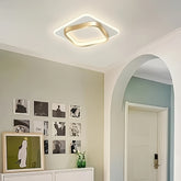 Luminária de Teto LED Quadrada Moderna | Plafon Geométrico Minimalista