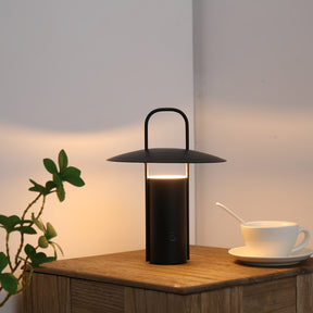 Luminária de Mesa LED Touch Sem Fio | Luz de Metal Recarregável via USB