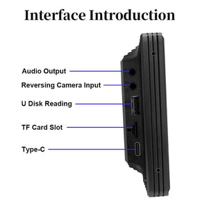 Touch Screen Car Stereo with Bluetooth and Backup Camera