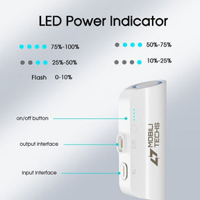 Mini Power Bank Magnético Portátil