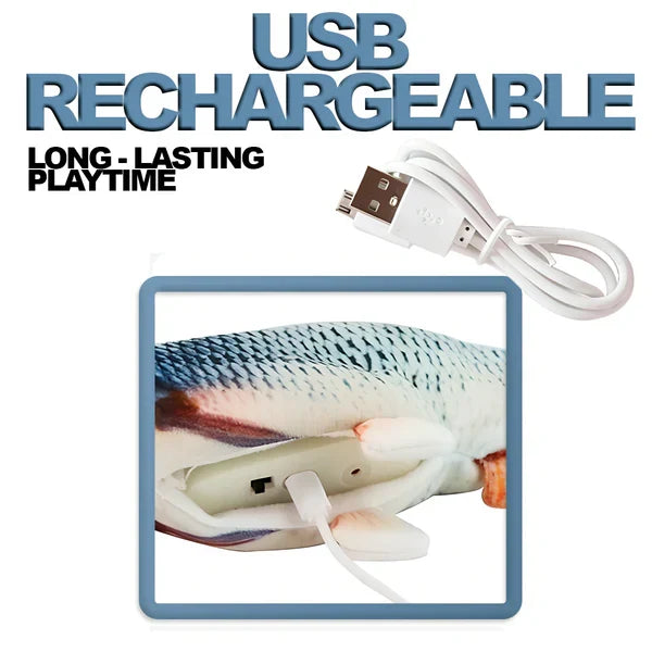 Brinquedo de Peixe USB para Gatos