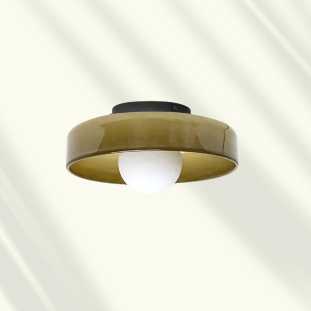 Luminária de Teto LED Moderna | Lustre de Sobrepor Estiloso
