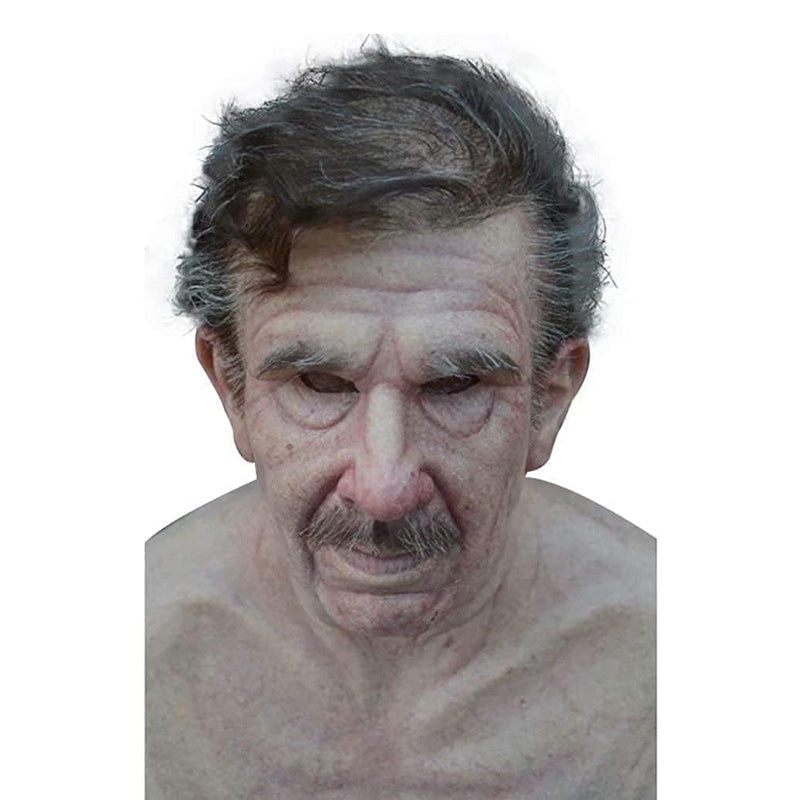 Realistic Full Face Latex Halloween Mask – Cosplay & Costume Wear