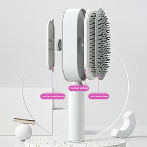 Escova de Cabelo Autolimpante