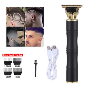 Máquina de Cortar Cabelo Elétrica Profissional – Aparador Sem Fio RazorPro T-Blade