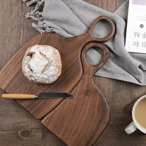 Conjunto de 2 Tábuas de Corte de Nogueira – com Alça para Pendurar