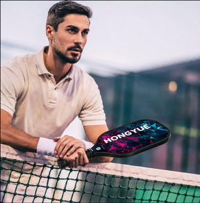 Conjunto de Raquetes de Pickleball de Fibra de Vidro Leves com Bolas
