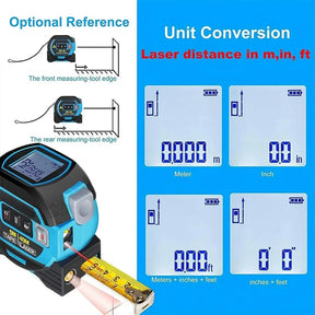 3-In-1 Laser Tape Measure 40/60M Meters Infrared