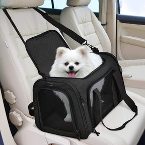 Bolsa de Transporte para Cães e Gatos de Pequeno e Médio Porte até 6,8 kg