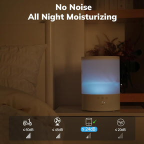 Umidificador de Ar Ultrassônico de Névoa Fria Pure Enrichment para Ambientes Grandes