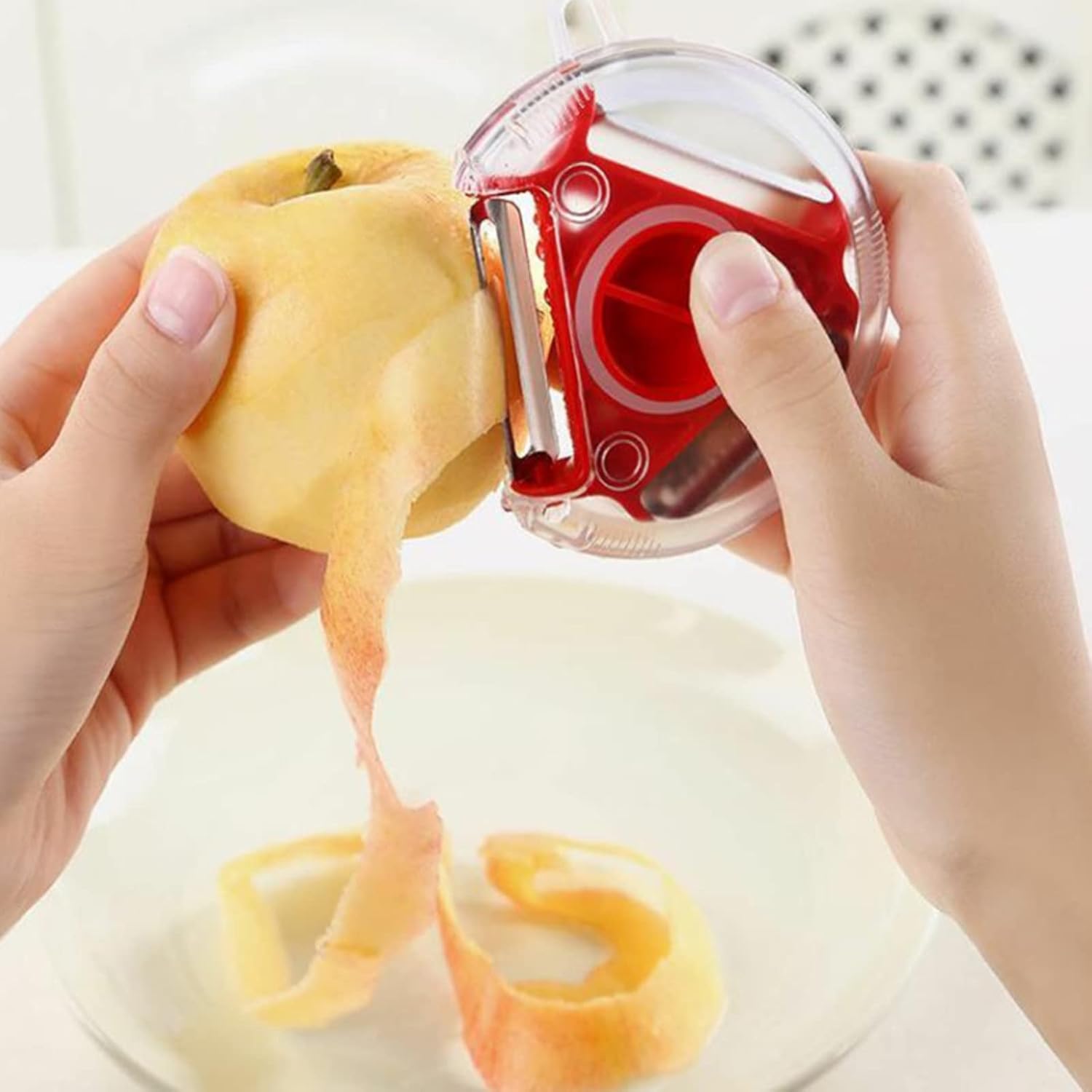 Descascador e Fatiador de Legumes 3 em 1 Utensílio de Cozinha