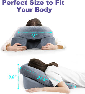 Travesseiro de Bruços para Pós-operatório de BBL ou Cirurgia Ocular para Dormir de Barriga para Baixo