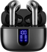 Fones de Ouvido True Wireless com Estojo de Carregamento