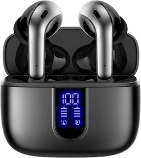 Fones de Ouvido True Wireless com Estojo de Carregamento