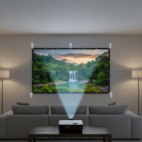 Tela de Projeção Portátil de 120 Polegadas para Filmes ao Ar Livre com Visualização em HD