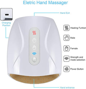 Massageador de Mão Elétrico com Aquecimento