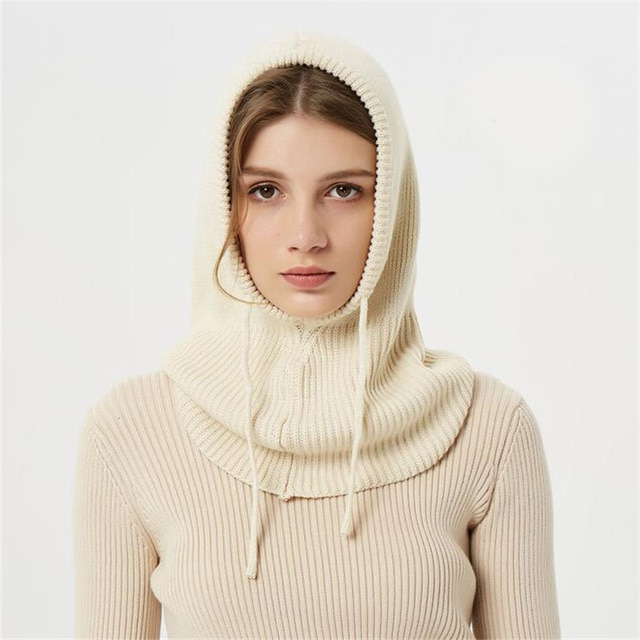 Gorro de Tricô de Cashmere Luxuoso para Máximo Calor e Estilo | Touca Macia e Confortável para o Frio