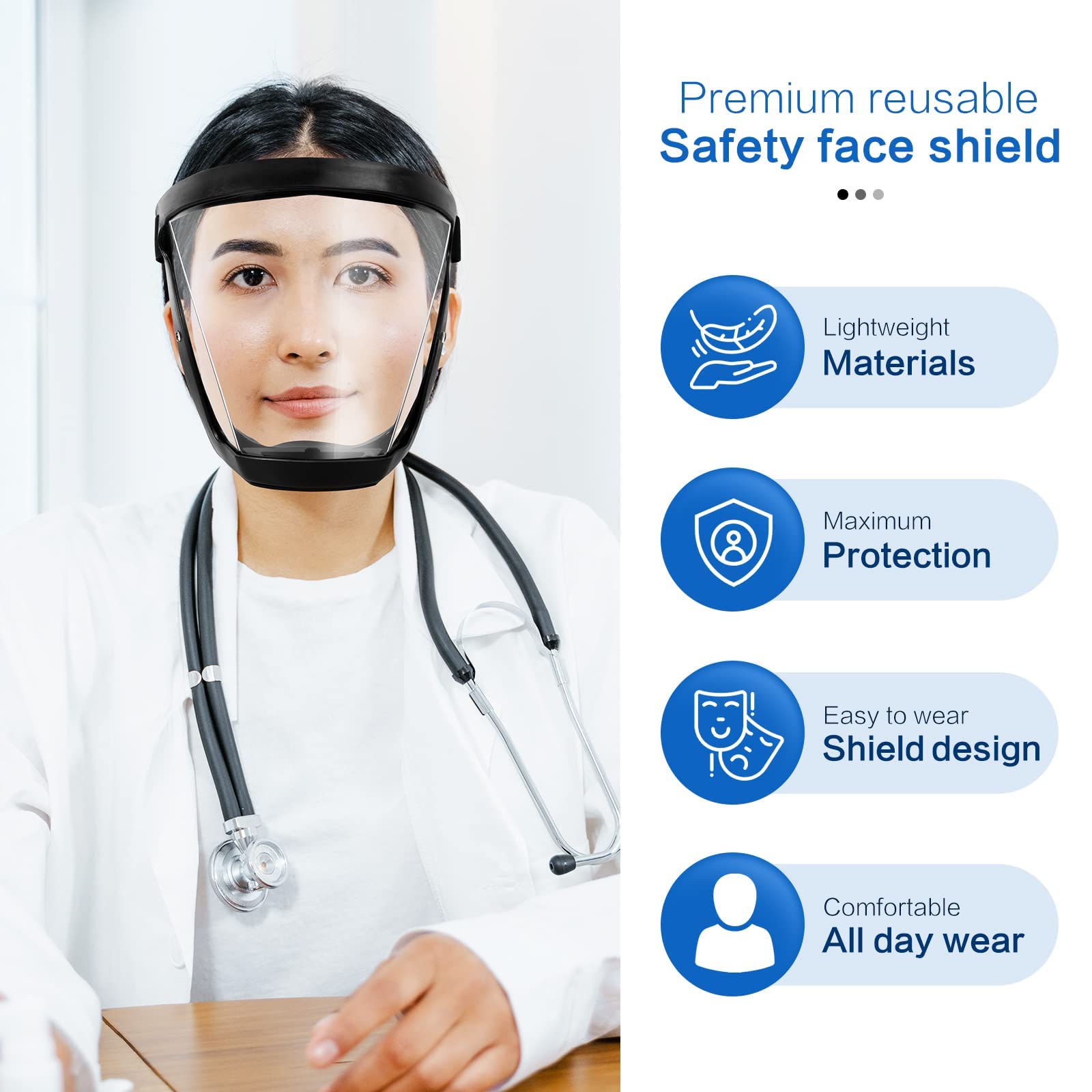 Protetor Facial Anti-embaçante Super-Protetor