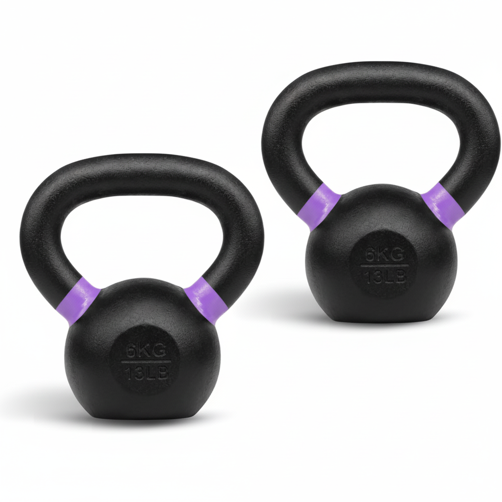 Kettlebell de Ferro Fundido Equipamento de Exercício para Treino de Força
