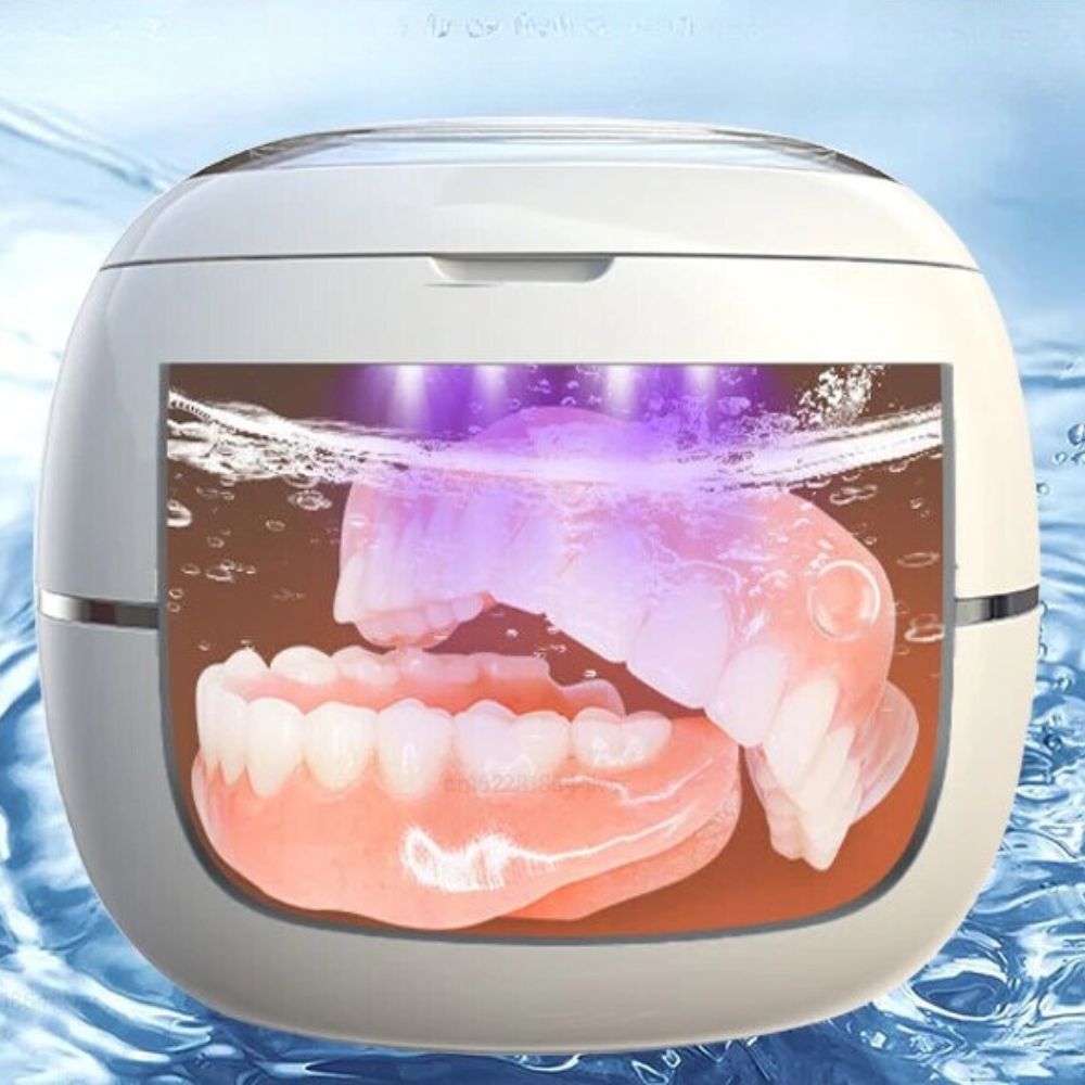 Limpador Ultrassônico Portátil para Próteses Dentárias