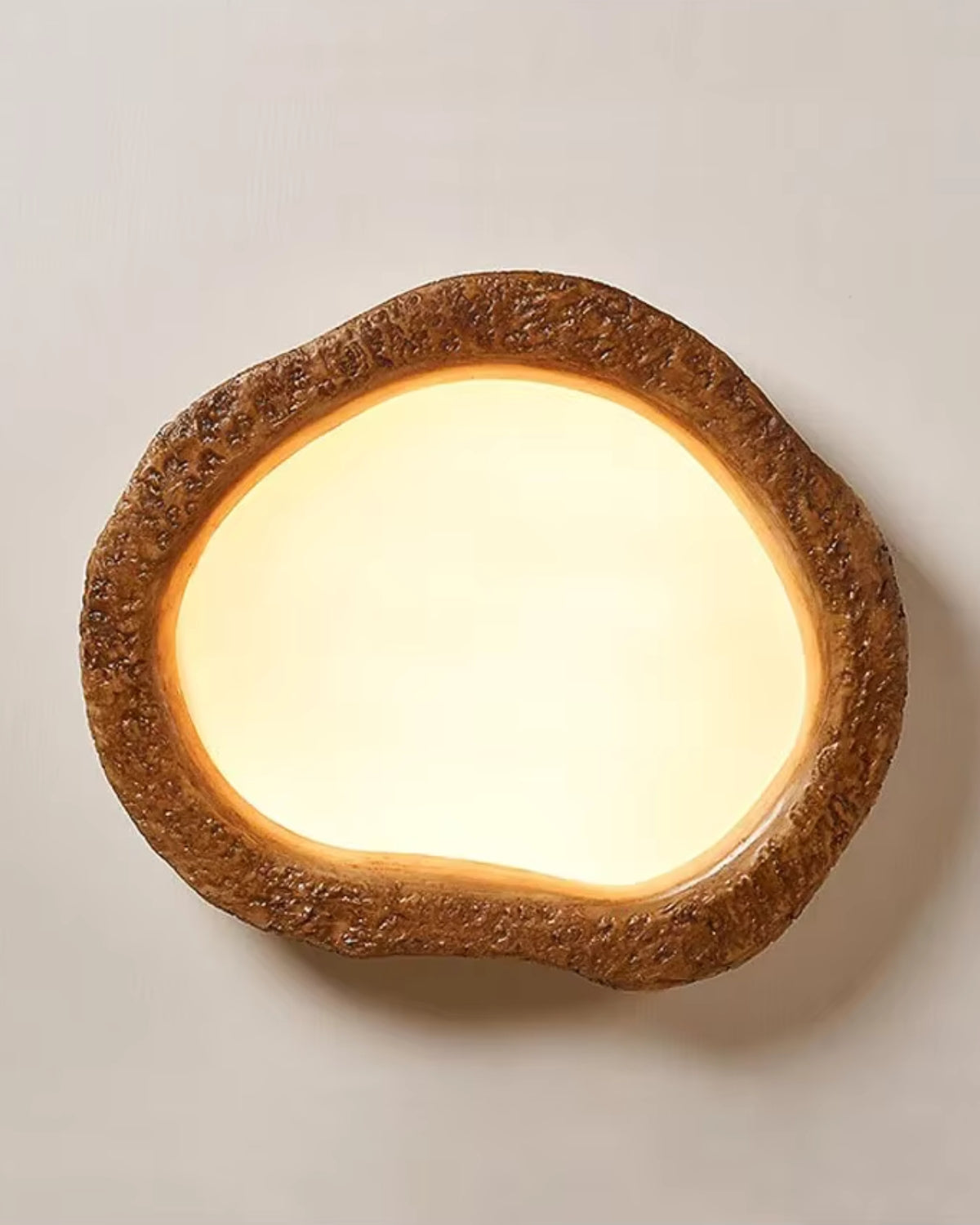 Luminária de Teto Le Halo Bois | Lâmpada LED com Estilo Rústico em Madeira