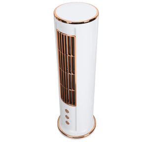 Bladeless Desktop Air Conditioner Fan - Silent Portable Evaporative Cooling Tower with Remote | Bedroom Office | 3 Speeds