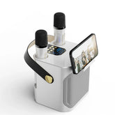 Bluetooth Karaoke Speaker – 2 Microphones, Portable & Party-Ready