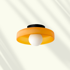 Luminária de Teto LED Moderna | Lustre de Sobrepor Estiloso
