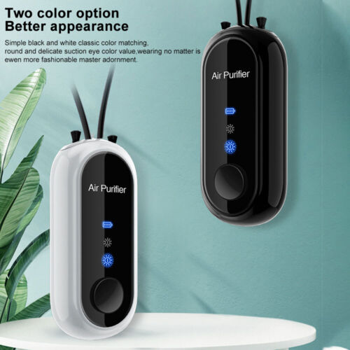 Colar Purificador de Ar Pessoal | Purificador de Ar Portátil com Carregamento USB