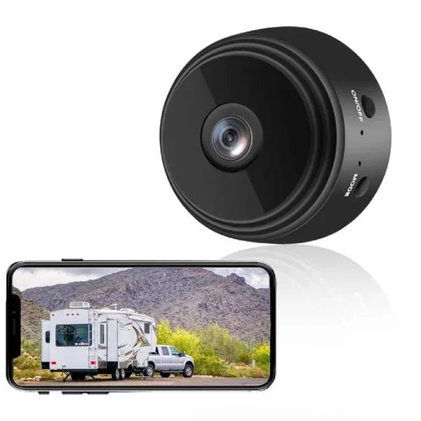 Câmera de Ré Wireless HD – Visão Noturna à Prova d'Água para RV, Caminhão e Trailer
