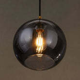 Glass Pendant Light – Smoke grey, 30cm | 9.8" – pendant light image 17