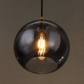 Glass Pendant Light – Smoke grey, 30cm | 9.8" – pendant light image 17