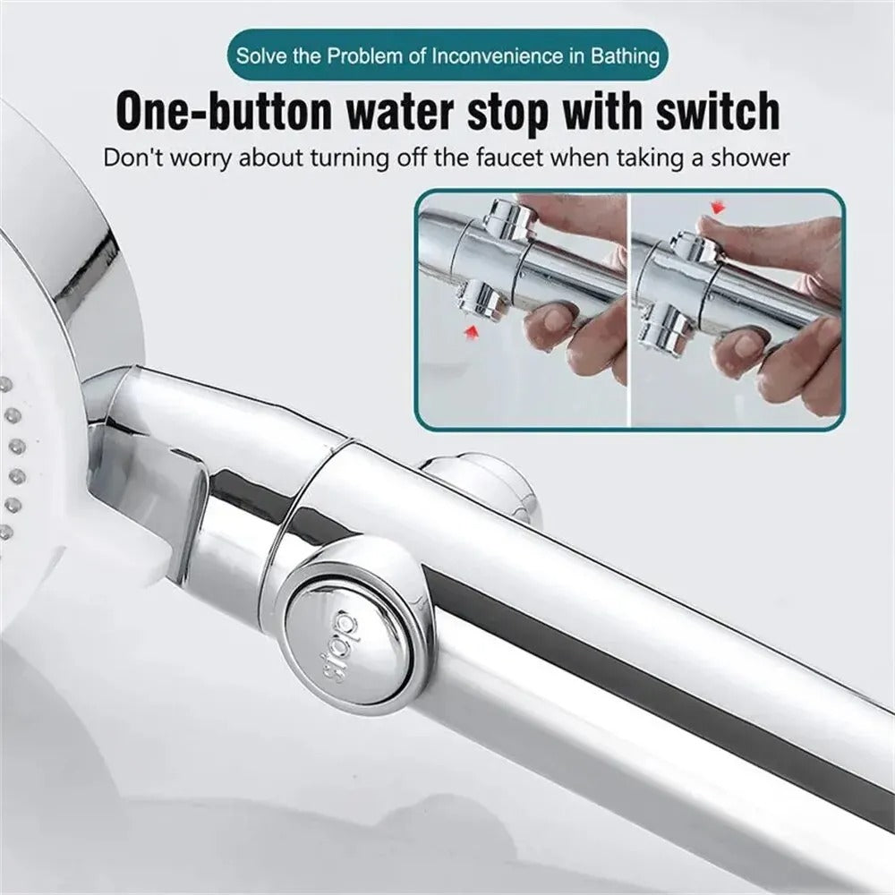 High Pressure Shower Head With Hose