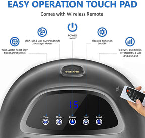 Massageador de Pés Elétrico Shiatsu com Aquecimento