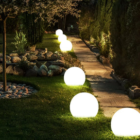 Luminária Globo de Jardim – LumiGlobe LED Solar à Prova de Intempéries e para Área Externa