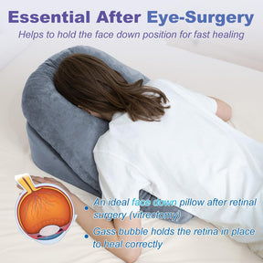 Travesseiro de Bruços para Pós-operatório de BBL ou Cirurgia Ocular para Dormir de Barriga para Baixo