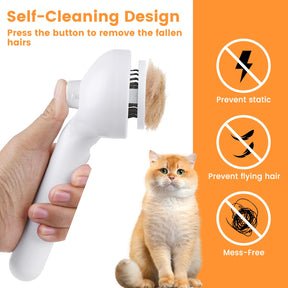 Escova a Vapor para Gatos e Cachorros