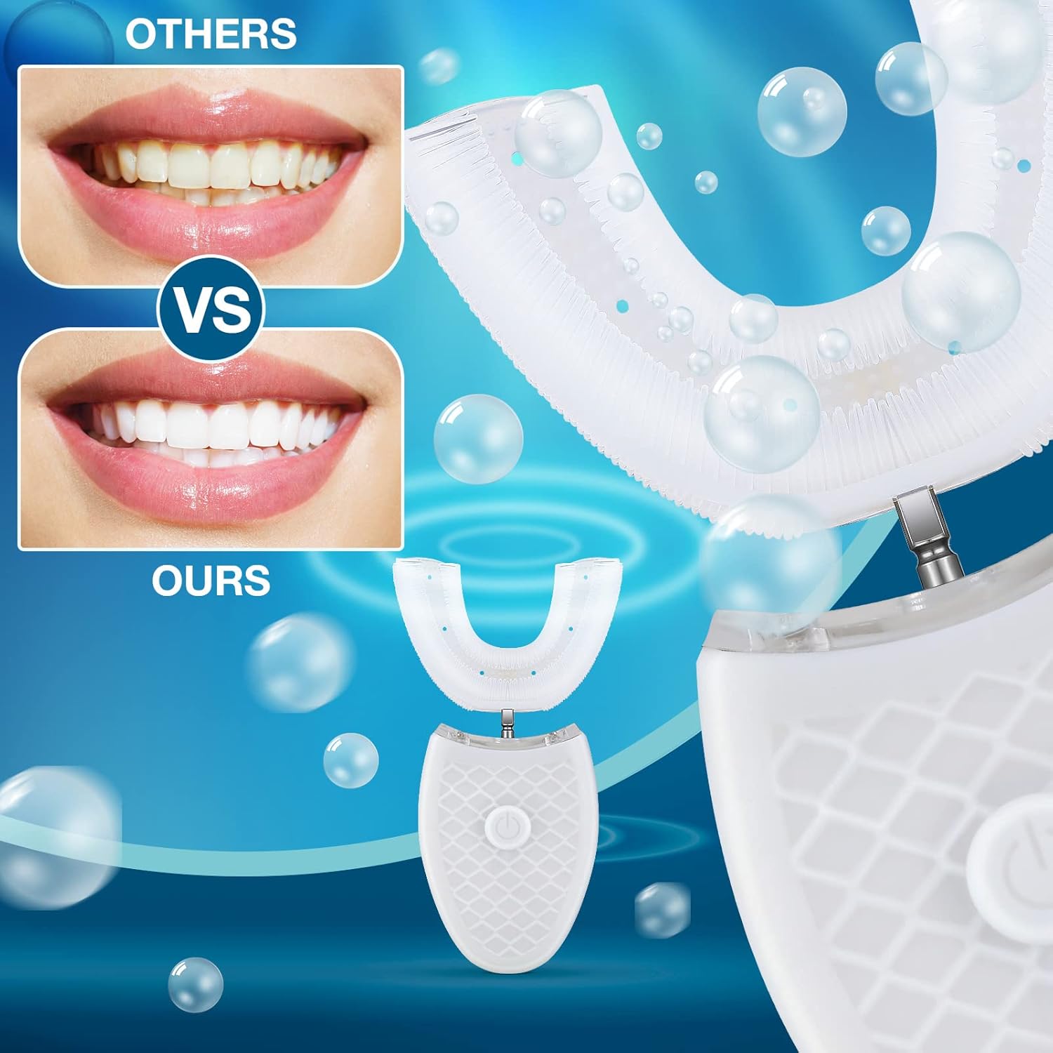 Escova de dentes em formato de U