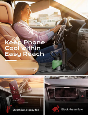 Suporte de Celular para Porta-Copos de Carro