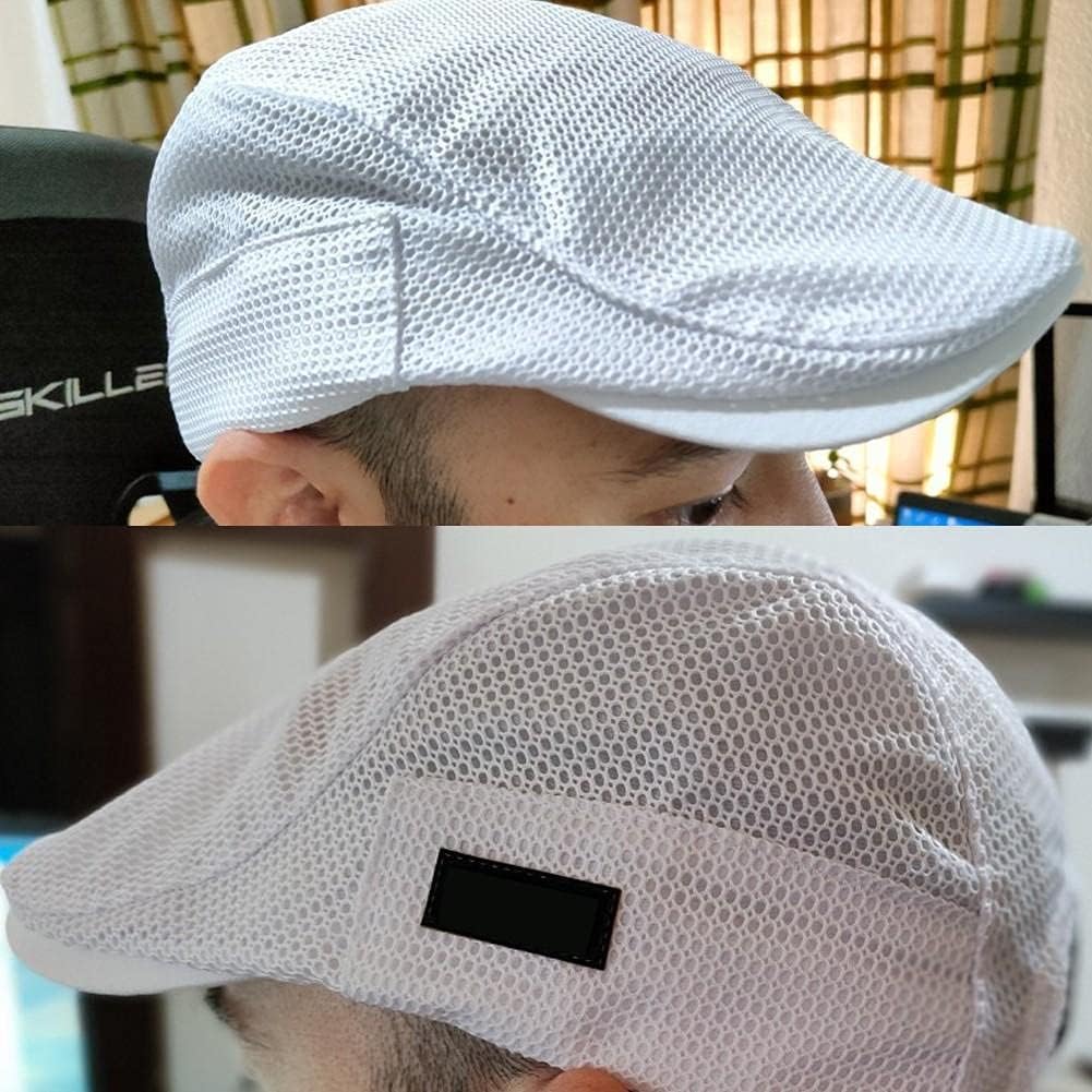 Boina Masculina com Ventilação em Tela - Fresca, Respirável e Ajustável