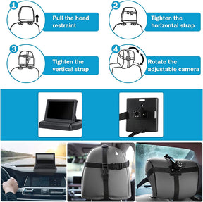 Câmera de Monitoramento Premium para Bebês em Carros