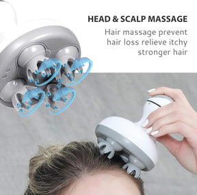 Massageador de couro cabeludo