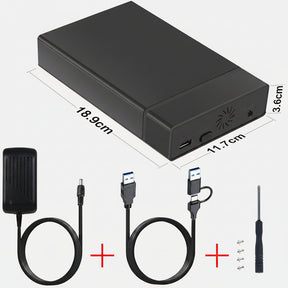 External Hard Drive Portable SSD USB 3.0 SATA Enclosure