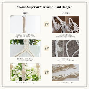 Vaso Suspenso para Plantas de Interior
