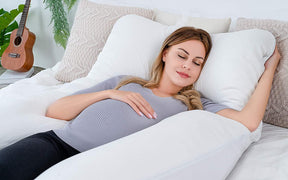 Travesseiro de Corpo Inteiro em Formato de U para Gestantes