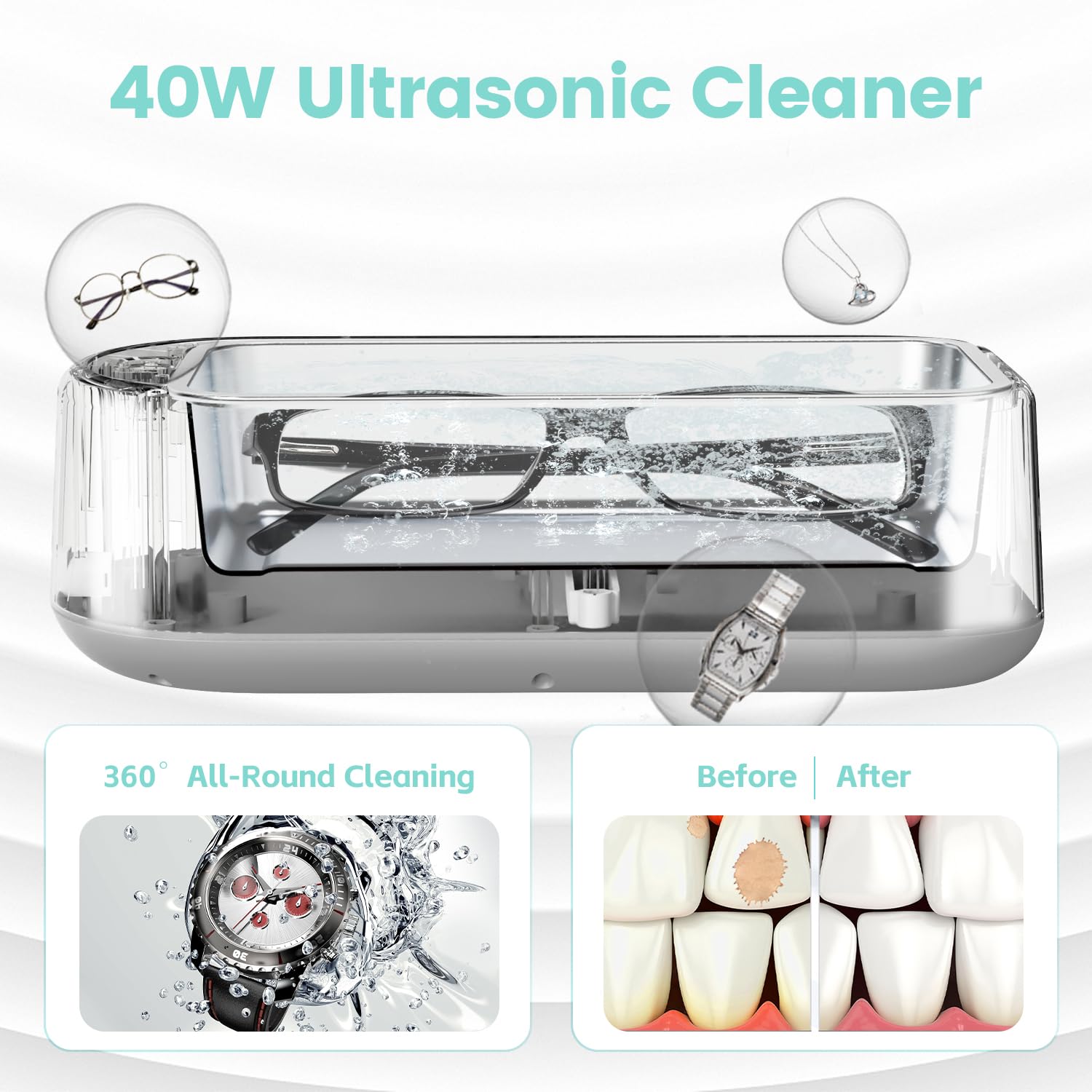 Limpador Ultrassônico para Joias